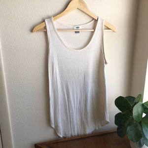 ♡ Old Navy Soft White Flattering Tank Top ♡